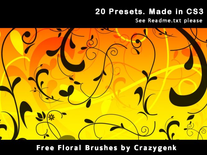 Photoshop Floral Brushes